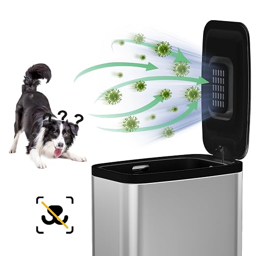 Stainless Steel Bathroom Trash Can - Image 5