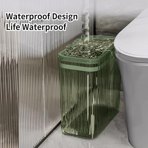 Transparent Trash Can, Bathroom Trash Cans - Image 7