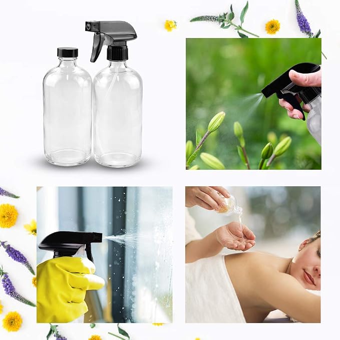 Glass Spray Bottle Kit×10, 9×10 ml Roller Bottles, Anti UV, Suitable - Image 3