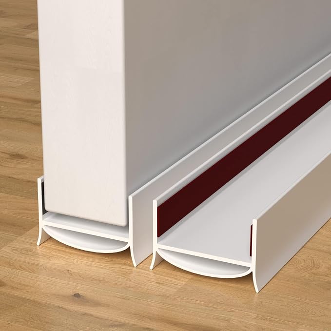 Door Draft Stopper, Strong Adhesive Door Sweep by YYGCL