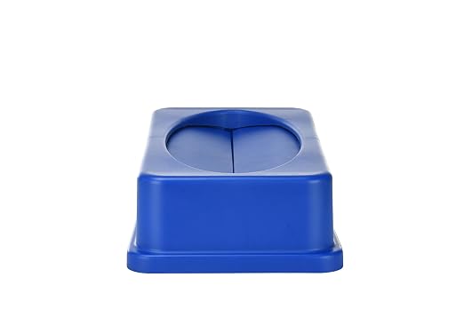 Alpine 23 Gallon Slim Trash/Recycling BIN Swing LID Blue - Image 6