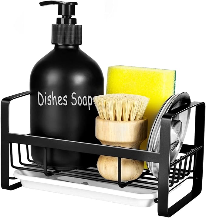 TEZZ Sponge Holder for Kitchen Sink- Stainless Steel Kitchen Sink Caddy for - Image 8