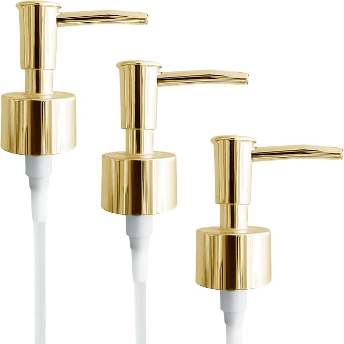 Soap Dispenser Pump Head Replacement 3 Pack, 28/400 Threads Standard Size by LUNESTELLA
