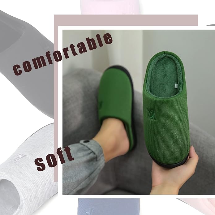 Memory Foam Slippers for Women's and Men's Casual House Shoes - Image 7