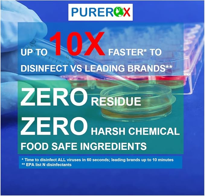 disinfectant Eliminate 99.9999% MRSA, Bacteria. Hospital Grade. Safe - Image 2
