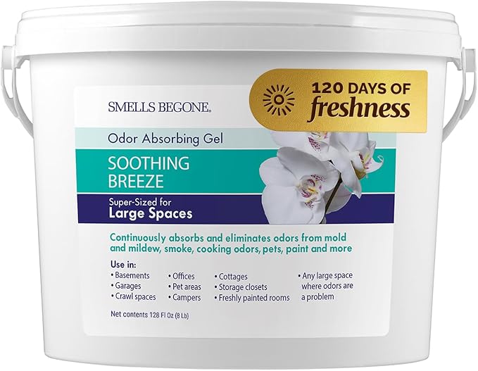 SMELLS BEGONE 1-Gallon Odor Absorber Gel by SMELLSBEGONE
