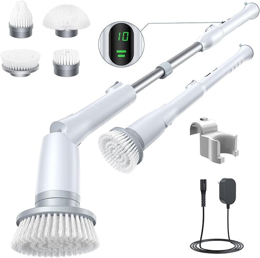 LABIGO Electric Spin Scrubber LA2 Pro, Shower Power Cleaning Brush by LABIGO