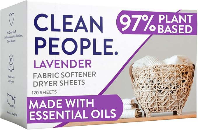 The Clean People Fabric Softener Sheets by CleanPeople