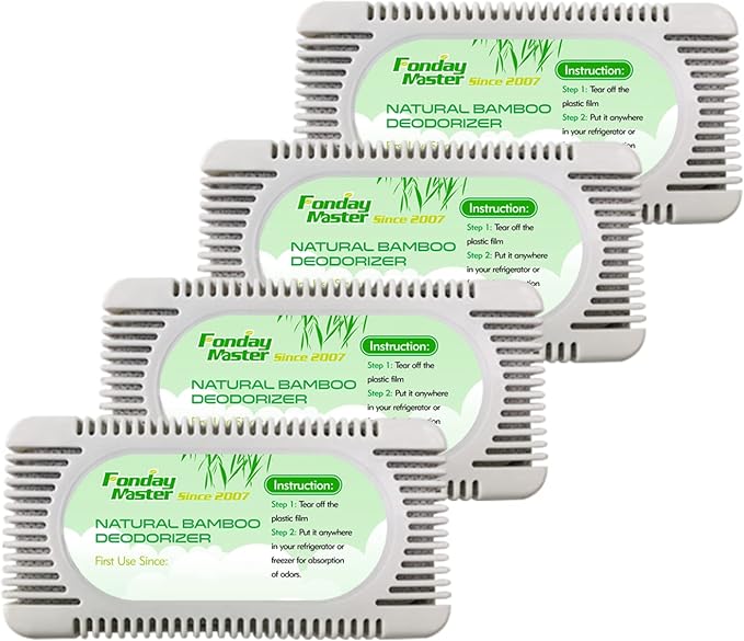 4Packs Fonday Refrigerator Deodorizer Odor Eliminator by Fonday