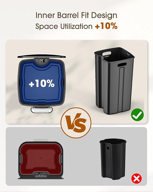 Lovewind Kitchen Trash Can - Image 8
