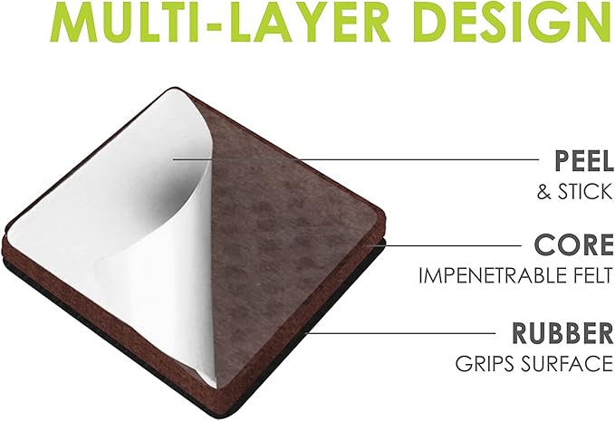 Slipstick GorillaPads Non Slip Furniture Pads/Gripper Feet Floor Protectors - Image 2