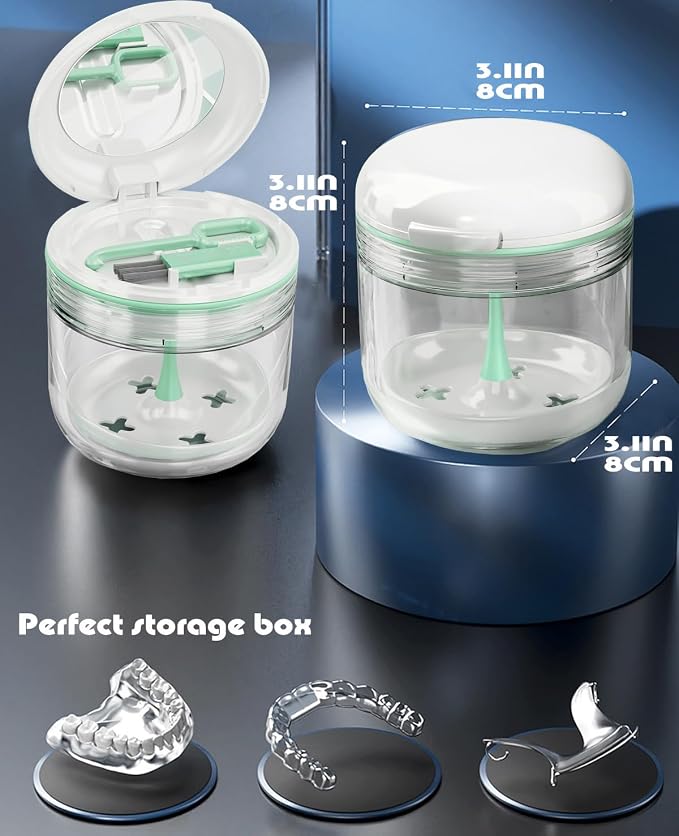 MURRI&MURRDI Retainer Case, Denture Bath Box - Image 5