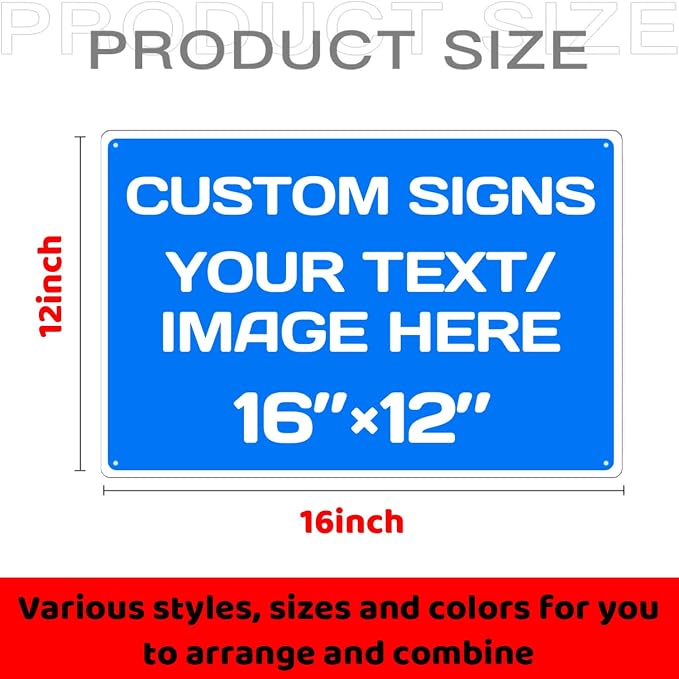 Personalized Aluminum Metal Signs - Image 2