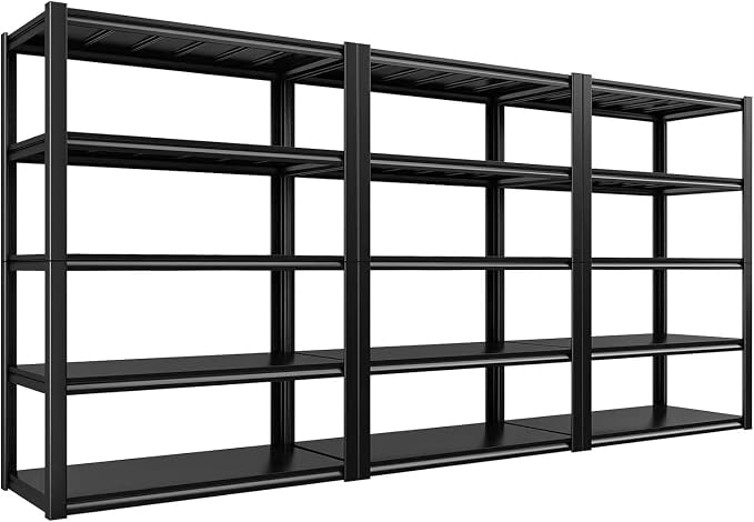 48.2" W Garage Shelving 3000LBS Storage Shelves Heavy Duty Garage Storage by Howzone