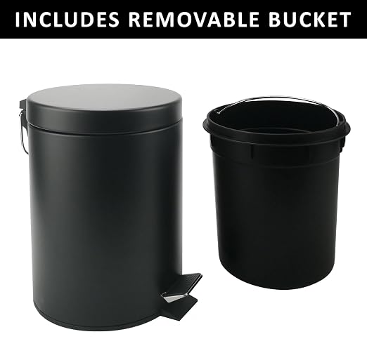 Stainless Steel Small Trash Can - Image 3
