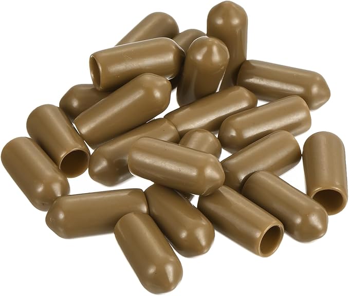uxcell 20pcs Rubber End Caps 6mm ID Vinyl PVC Round Tube Bolt Cap Cover Screw - Image 4