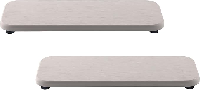 2 Pcs Water Absorbing Stone Trays, Kitchen/Bathroom Sink Soap Dish, Diatomite by NiuYichee