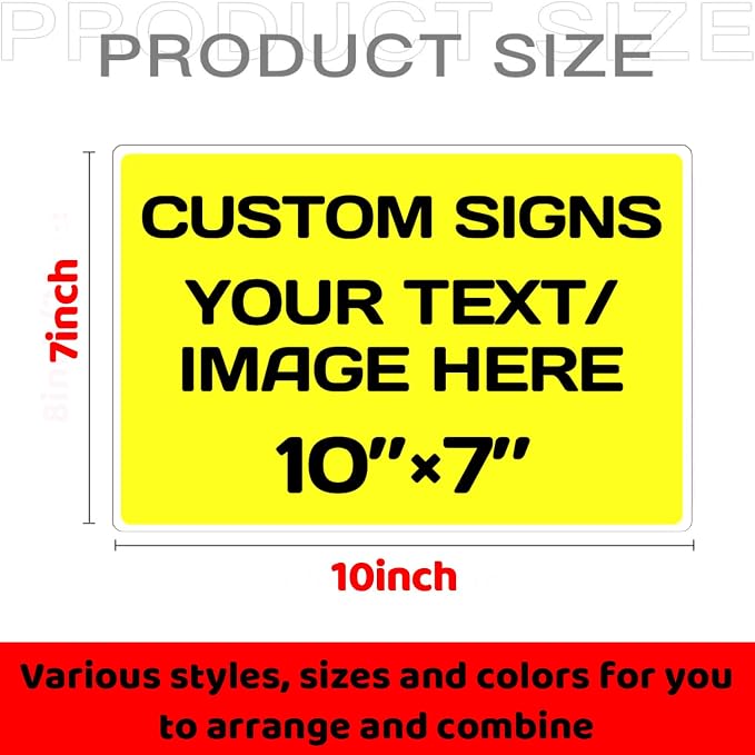Personalized Aluminum Weatherproof Metal Signs - Image 2