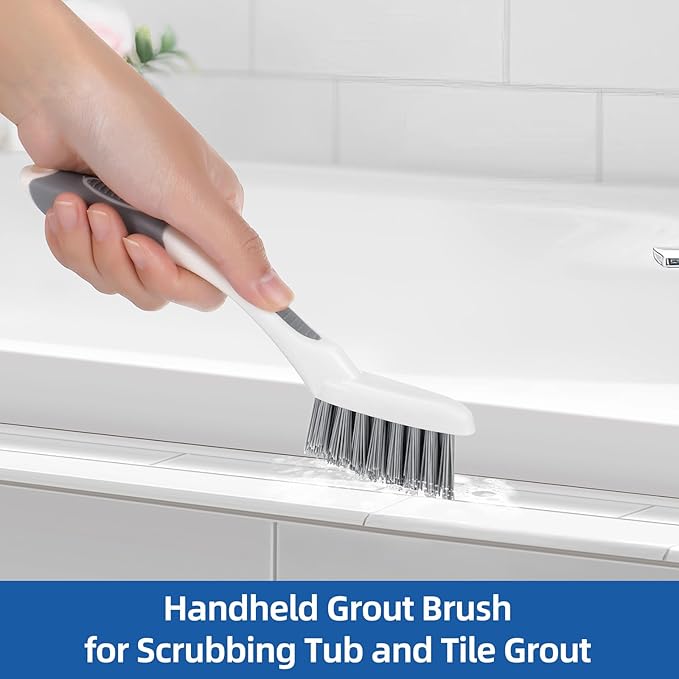 Qaestfy Grout Brush with Long Handle - Image 5