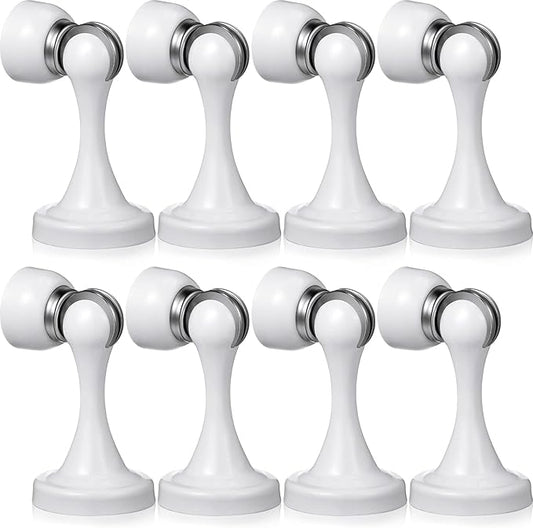 8 Pcs Magnetic Door Stoppers Stainless Steel Door Stops Magnetic Catch Holder by Shimeyao