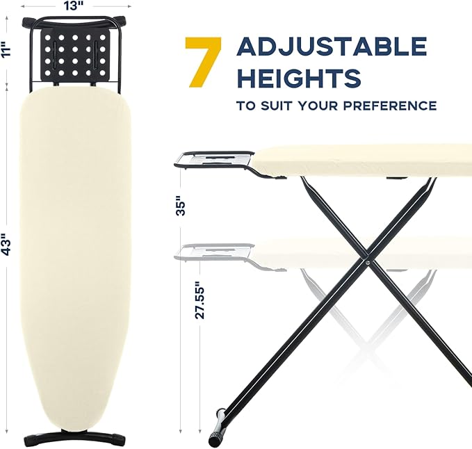 Ironing Board Full Size, RAINHOL Compact Iron Board - Image 2