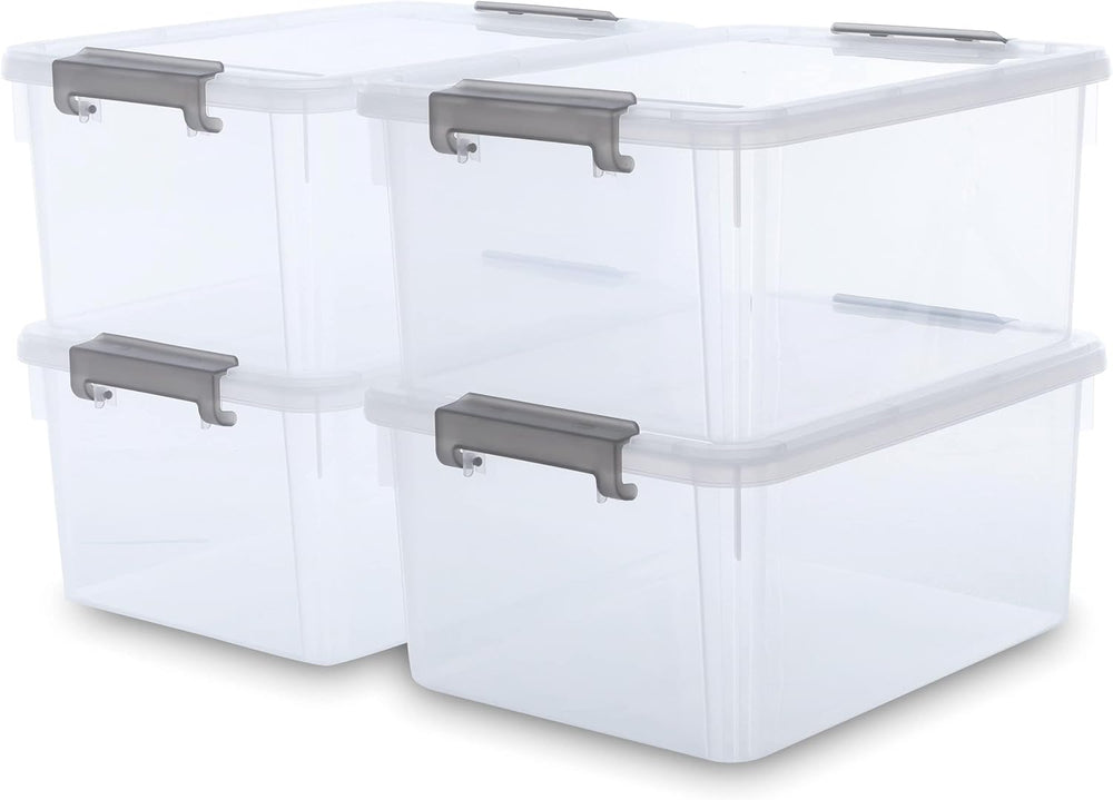 Citylife 17 QT Plastic Storage Bins