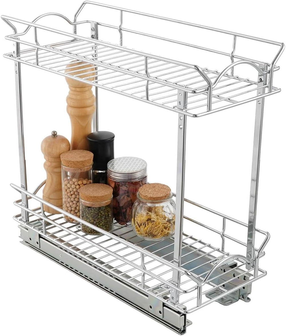 OCG Slide Out Cabinet Organizer for Narrow Cabinet (9" W X 21" D), ...