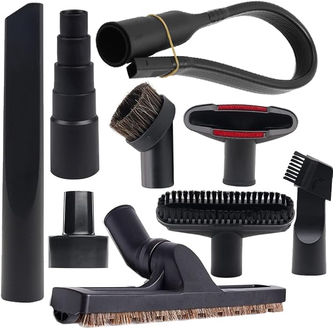 9 Pcs Universal Vacuum Attachments & Brushes by GIBCleaningtool