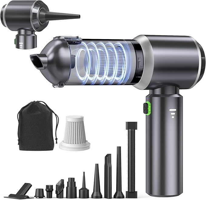 Car Vacuum Portable Cordless, Small Handheld Vacuum Cleaner by Unknown