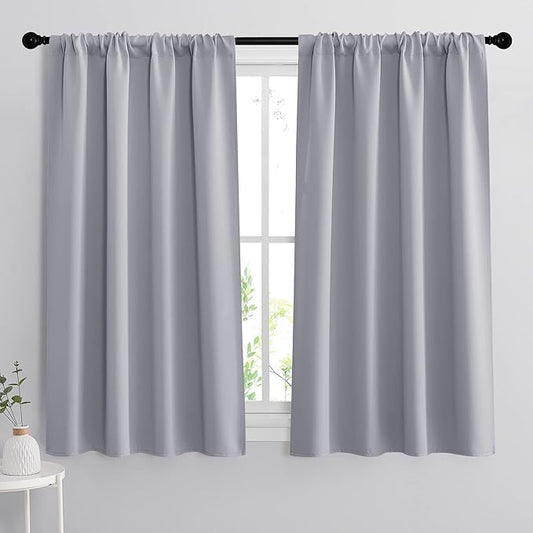 RYB HOME Blackout Curtains for Living Room Thermal Insulated Privacy Solar by RYBHOME