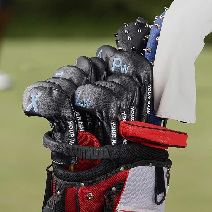 CRAFTSMAN GOLF 11pcs /Set USA US Flag Clover Leather Left Right Black White - Image 3