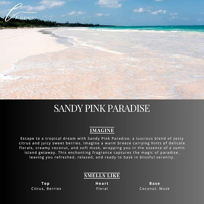 Sandy Pink Paradise Carpet Freshener Powder 16 oz | Powerful Odor Eliminator - Image 3