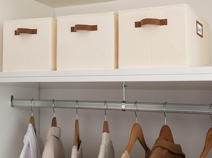 StorageWorks Storage Baskets for Shelves, Foldable Fabric Closet Storage Bins - Image 5