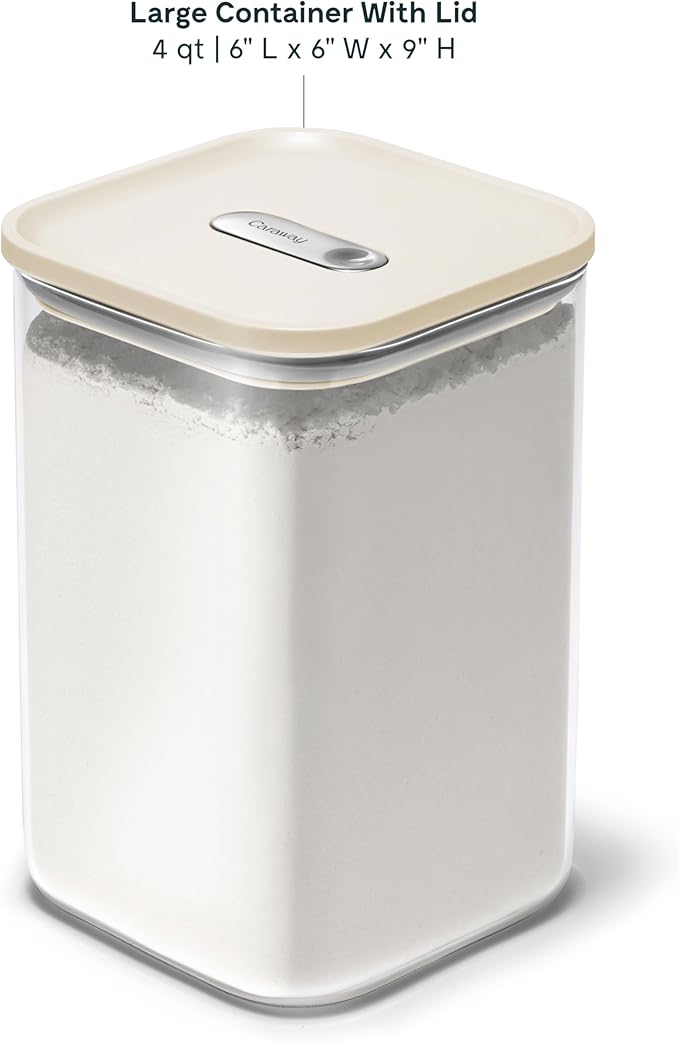 Caraway 4qt Glass Airtight Food Storage Container - Image 3