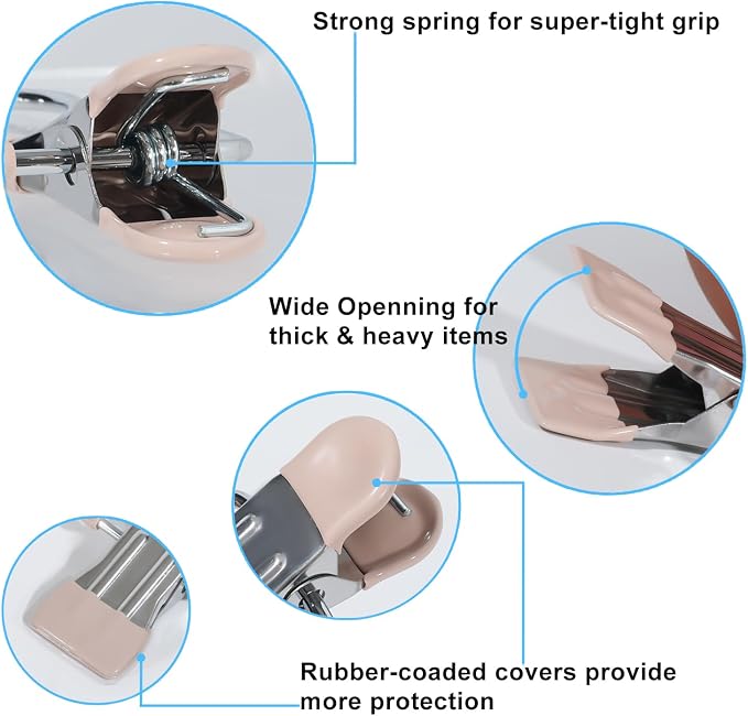 15/30Pcs Upgrade Double Head Clamp Dipped Clothespin - Image 3