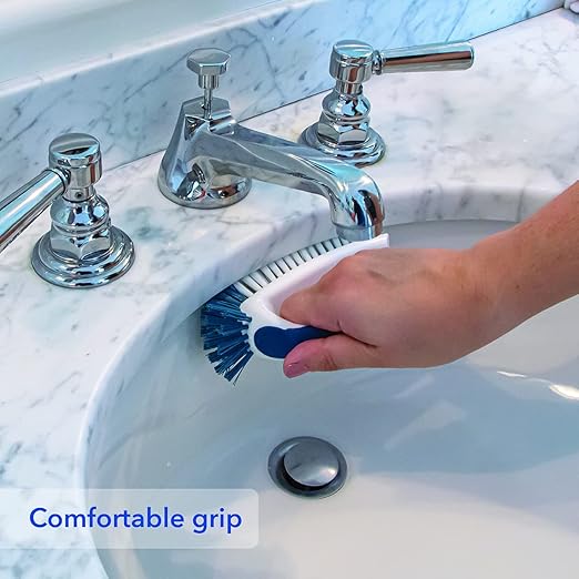 Unger Multi-Purpose Counter and Fixture Scrub Brush, Non-Slip Small Household - Image 4