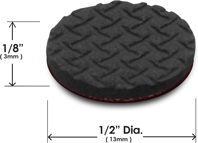 Slipstick GorillaBumperPads Premium 1/2” Rounds Adhesive Non Slip Pads/Bumpers - Image 6