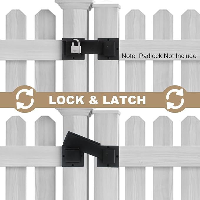 7.5'' Flip Gate Latch Lock - Image 2