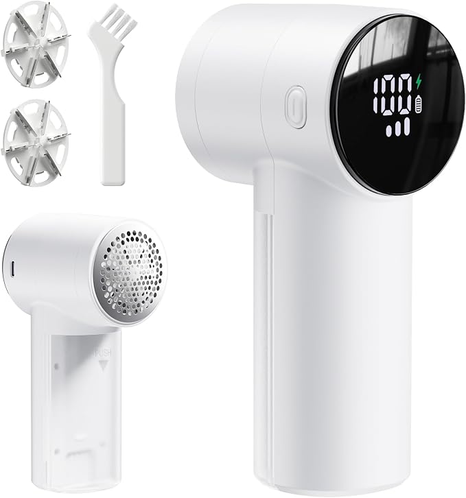 Electric Lint Remover and Fabric Shaver, Rechargeable Clothes Shaver by Unknown