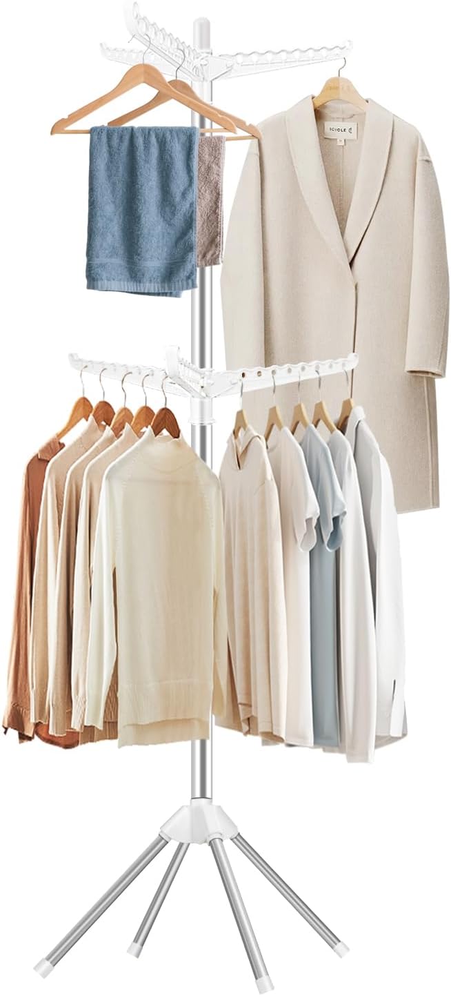 SUYU Clothes Drying Rack, Folding Clothes Drying Tree, 2 Layer by SUYU