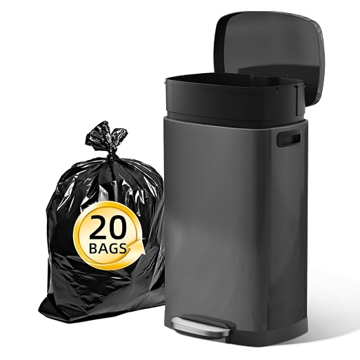 KUK 13 Gallon Kitchen Trash Can by KUK