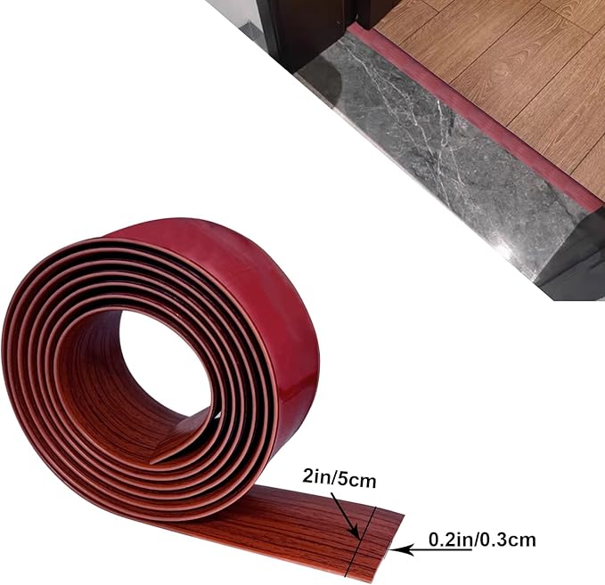 Floor/Door Flat Transition Strip & Self Adhesive Floor Vinyl Floor Edge Trim - Image 2