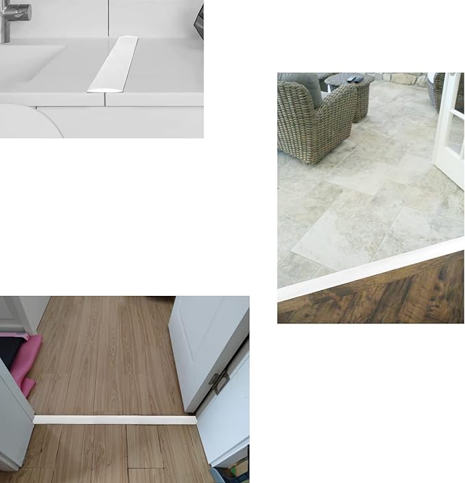 Floor/Door Flat Transition Strip & Self Adhesive Floor Vinyl Floor Edge Trim - Image 4