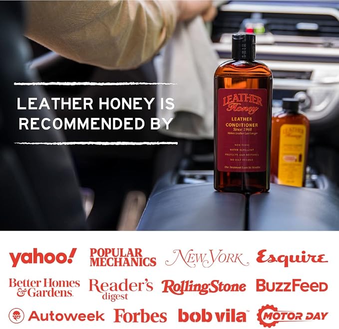 Leather Honey Complete Leather Care Kit Including 8 oz Cleaner and 8 oz - Image 6