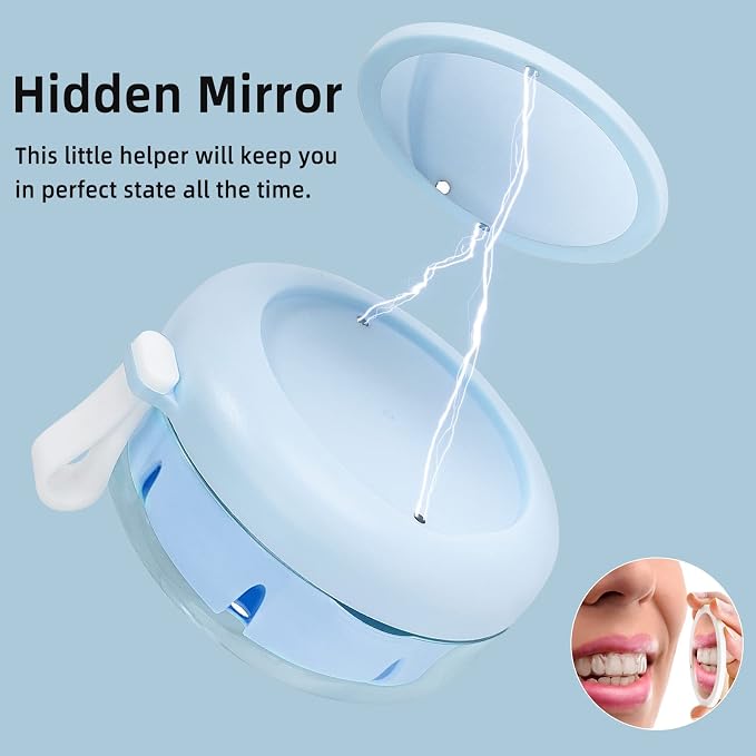 Leak Proof Denture Cup Kit Portable Retainer Case Perfect - Image 4