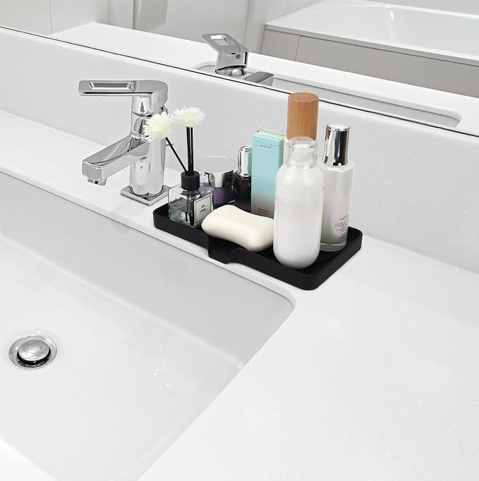 YASMEN Silicone Bathroom Soap Dishes, Sink Sponge Holder - Image 7