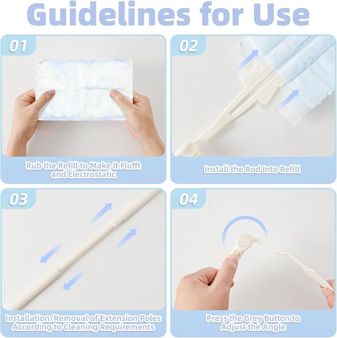52 Count Disposable Duster Refills - Image 3