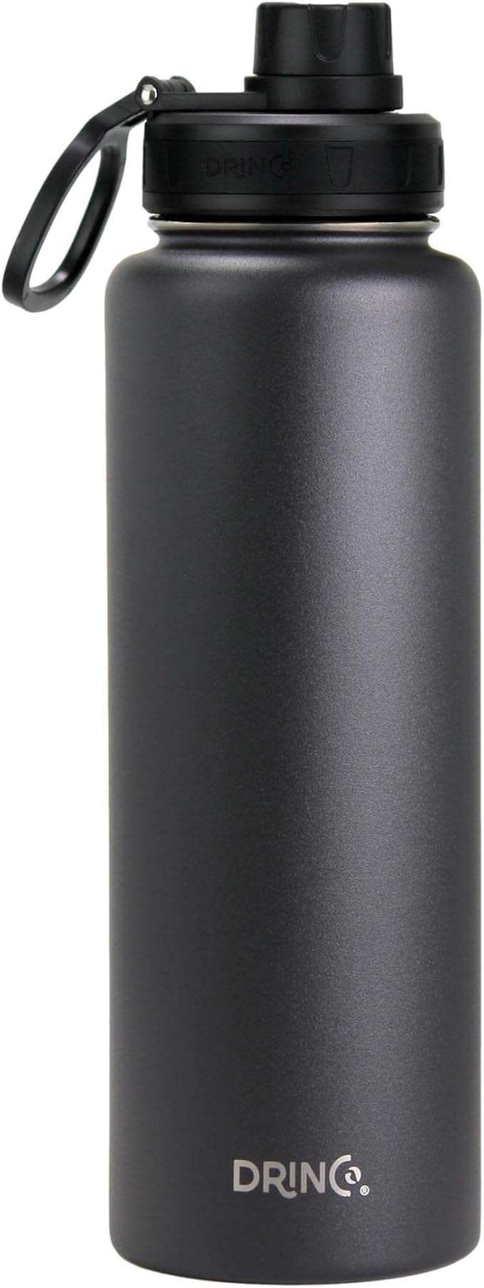 DRINCO Stainless Steel Water Bottle Spout Lid Vacuum Insulated Double Wall by Drinco