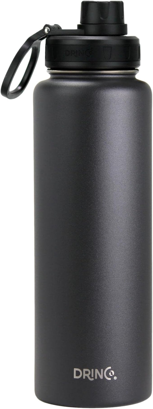 DRINCO Stainless Steel Water Bottle Spout Lid Vacuum Insulated Double Wall by Drinco