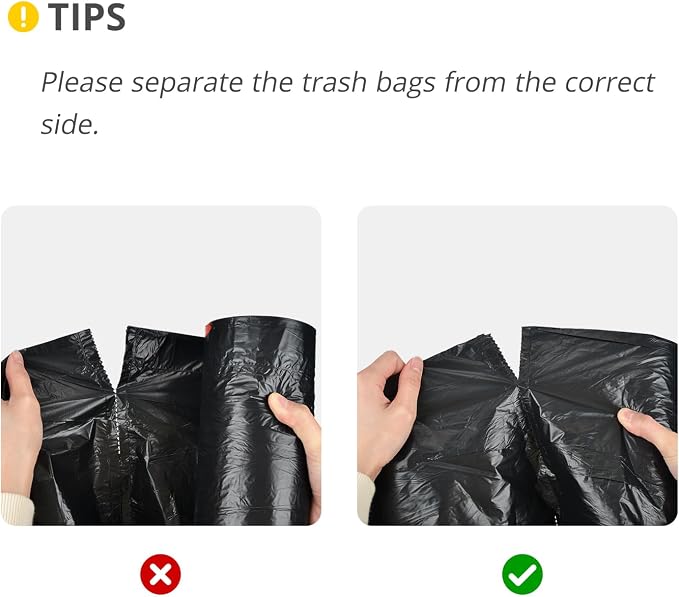 Ultra Strong 15 Gallon Drawstring Trash Bags Large Heavy Duty Thicken Plastic - Image 5